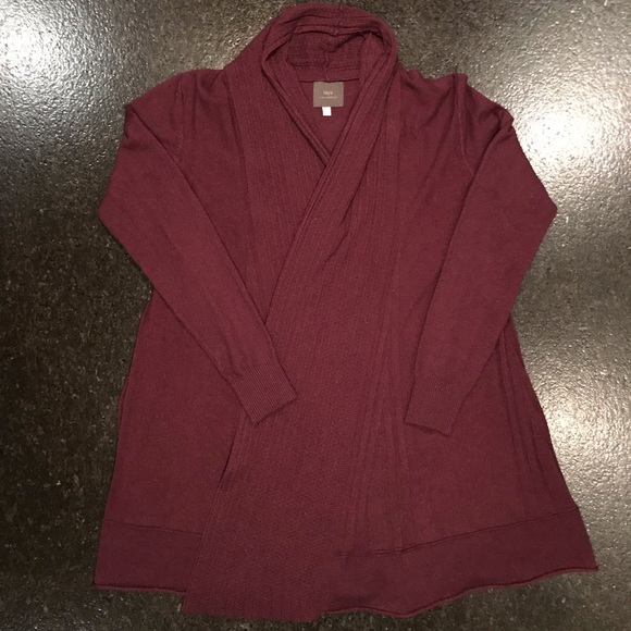 STITCH FIX Laju ANNABELLE RIBBED CARDIGAN Purple L - Picture 3 of 8